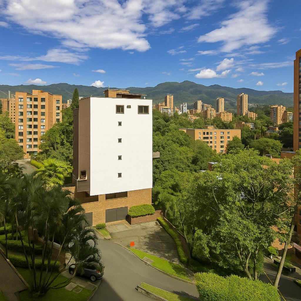 Loft Moderno En El Poblado Con Vista Y Parqueadero Mio Lofts Apartman Medellín Kültér fotó
